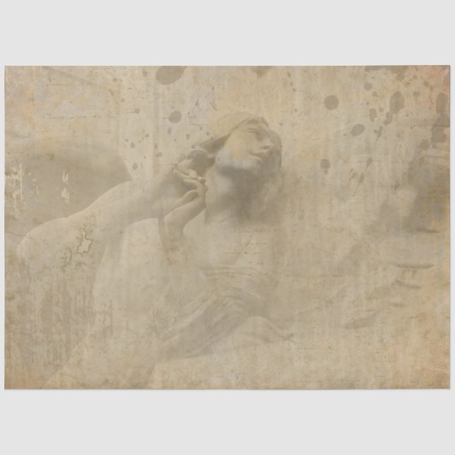 Papel De Seda Série de Anjo Gótico Design 4 (Frente )