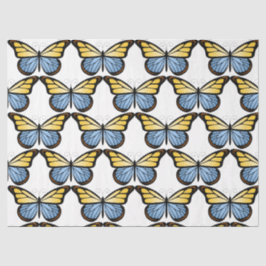 Papel De Seda Série de Borboletas Desenho 5