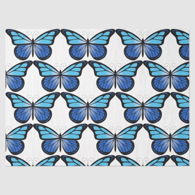 Papel De Seda Série de Borboletas Design 3 (Frente )