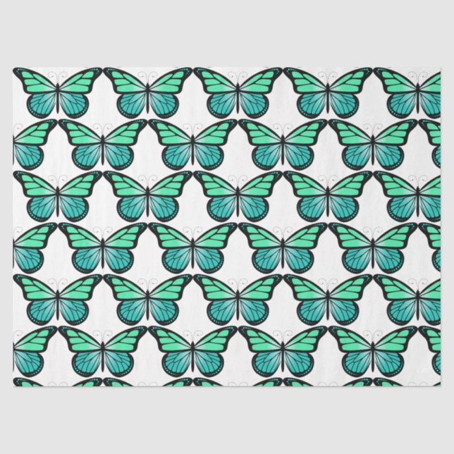 Papel De Seda Série de Borboletas Design 4 (Frente )
