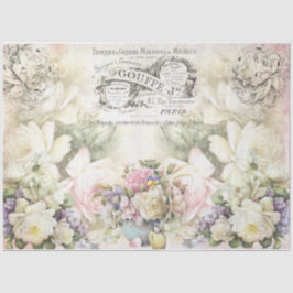Papel De Seda Série de Colagem Shabby Chic Design 3