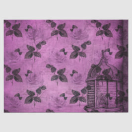 Papel De Seda Série de Design Abelha Roxa 8