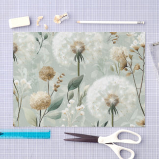 Papel De Seda Série de Design Dandelion #18