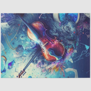 Papel De Seda Série de Design de Anatomia da Música 6