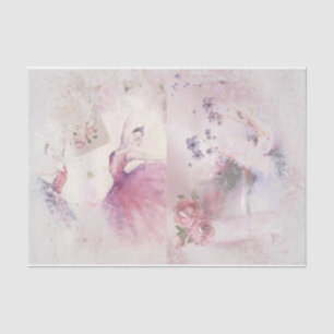 Papel De Seda Série de Design de Bailarina Romântica 3