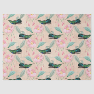 Papel De Seda Série de Design de Beija-flores Vinte