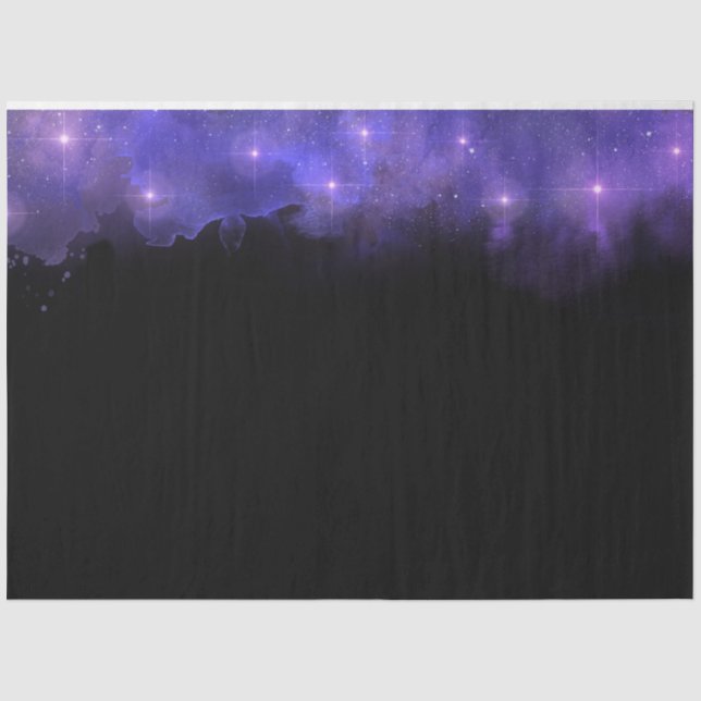 Papel De Seda Série de Design de Borda de Galáxia 7 (Frente )