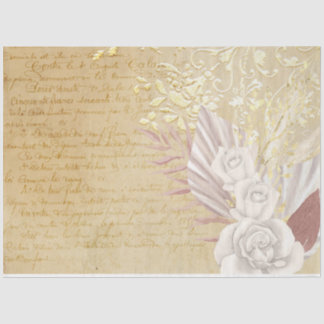 Papel De Seda Série de Design de Efêmeros Florais Boho #9