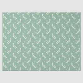 Papel De Seda Série de Design de Eucalipto em Aquarela 1