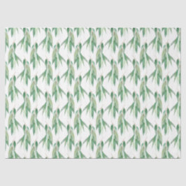 Papel De Seda Série de Design de Eucalipto em Aquarela 18