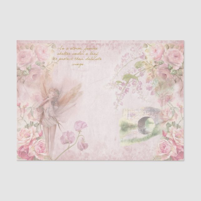 Papel De Seda Série de Design de Fadas 3 (Frente )