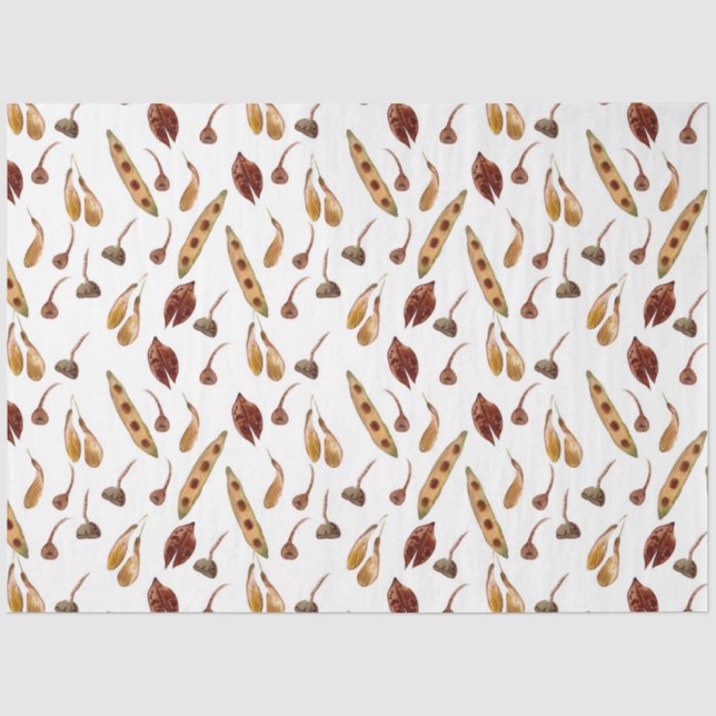 Papel De Seda Série de Design de Folhas de Outono 2 (Frente )