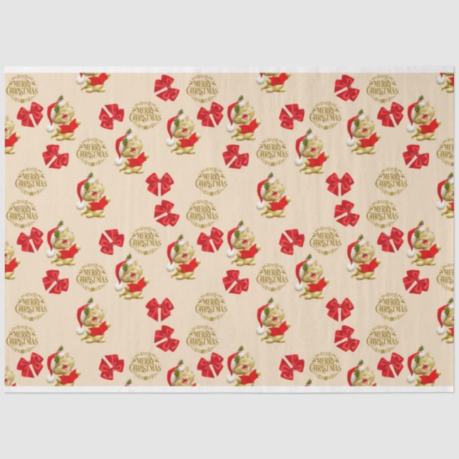Papel De Seda Série de Design de Frutas de Natal 11  (Frente )