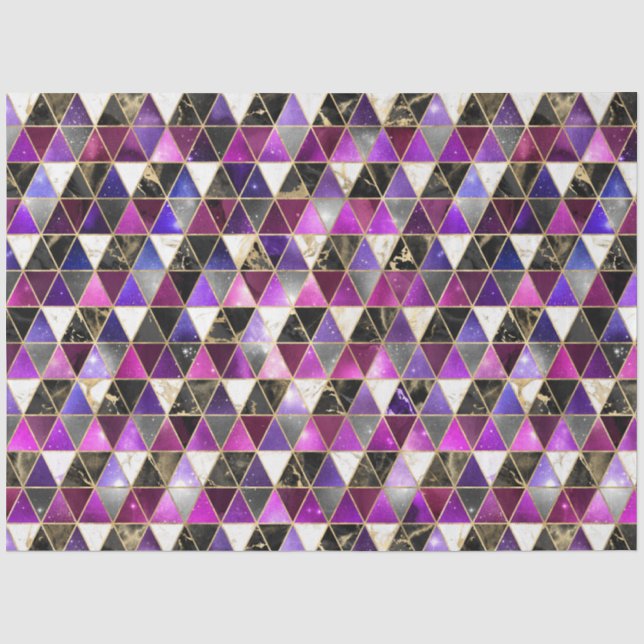 Papel De Seda Série de Design de Galáxia Isométrica 1 (Frente )
