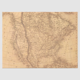 Papel De Seda Série de Design de Mapa Antigo 5