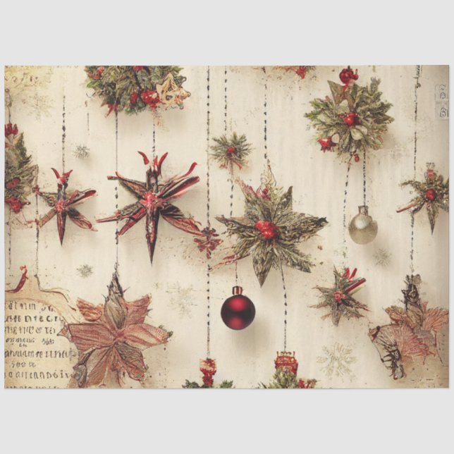 Papel De Seda Série de Design de Natal Ole #5 (Frente )