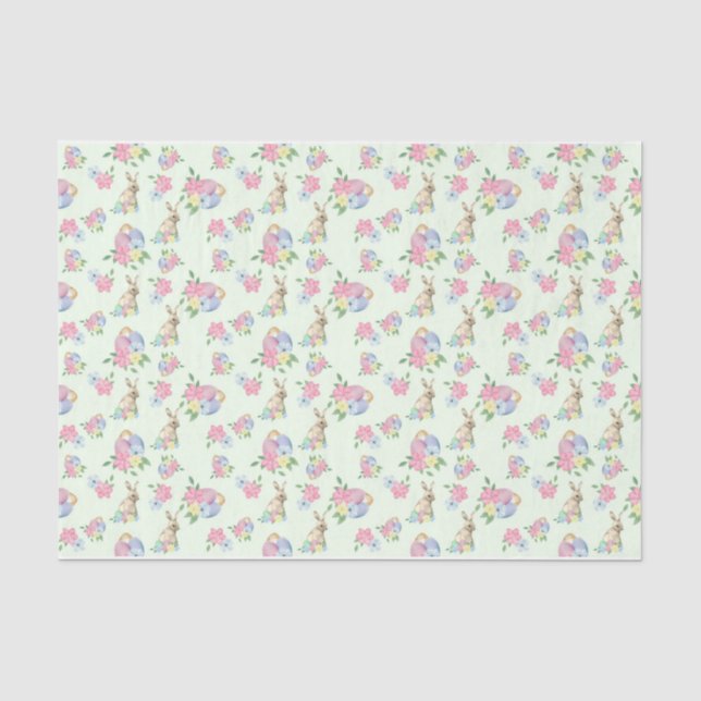 Papel De Seda Série de Design de Páscoa Pastel 7 (Frente )