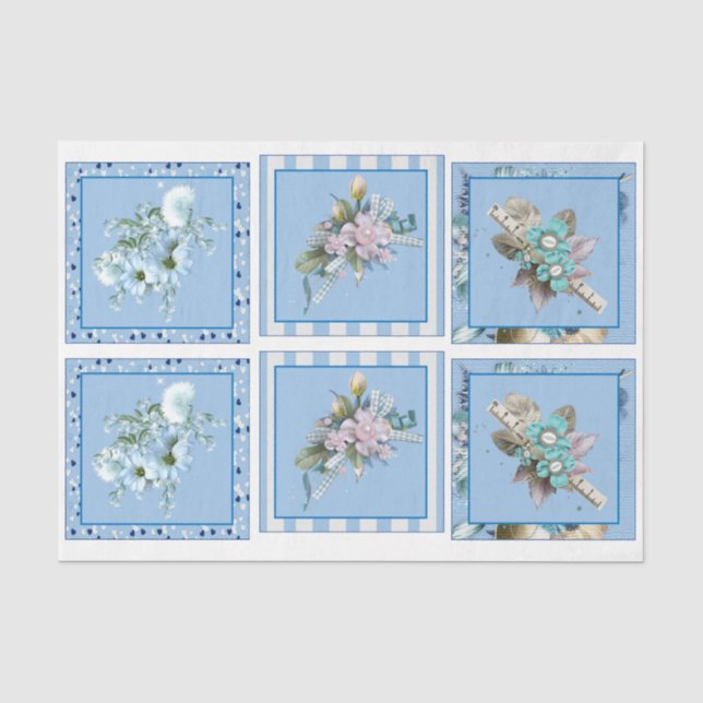 Papel De Seda Série de Design de Porto Náutico 13 (Frente )