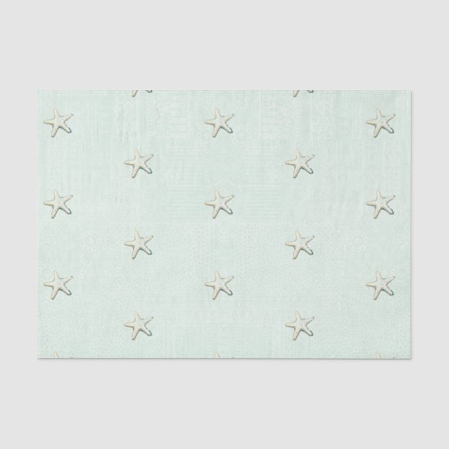 Papel De Seda Série de Design de Praia Náutica 10 (Frente )