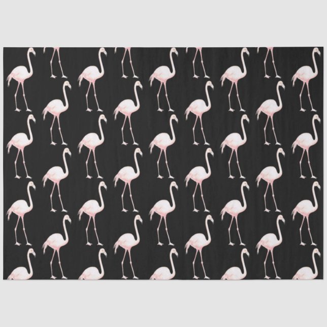 Papel De Seda Série de Design Flamingo Aquarela 20 (Frente )