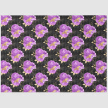 Série de design floral dourado e roxo 16