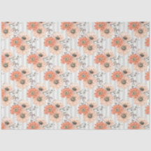 Série de Design Floral Pêssego 11