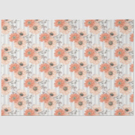 Papel De Seda Série de Design Floral Pêssego 11