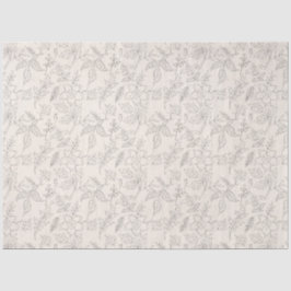 Papel De Seda Série de Design Floral Pêssego 6