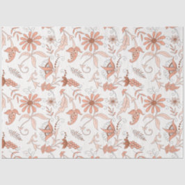 Papel De Seda Série de Design Floral Pêssego 9