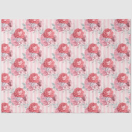 Papel De Seda Série de Design Floral Rosa 1