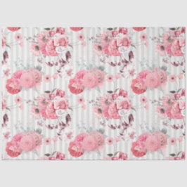 Papel De Seda Série de design floral rosa 10