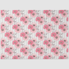 Papel De Seda Série de Design Floral Rosa 11