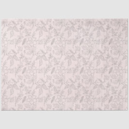 Papel De Seda Série de Design Floral Rosa 2