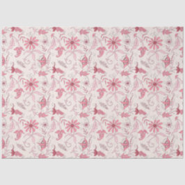 Papel De Seda Série de Design Floral Rosa 3