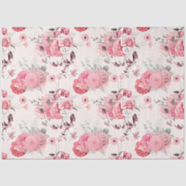 Papel De Seda Série de Design Floral Rosa 9