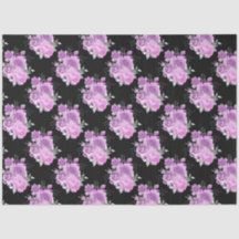 Série de design floral roxo e prata 19