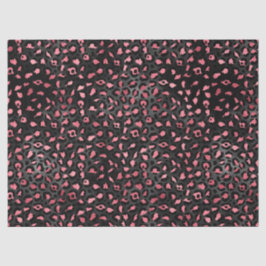 Papel De Seda Série de Design Leopardo Rosa e Dourado 14