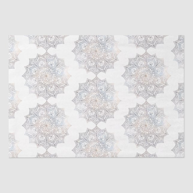 Papel De Seda Série de Design Mandala 26 (Frente )