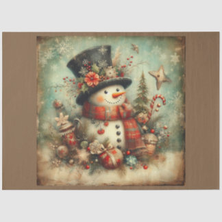 Papel De Seda Série de Design Natal Passado 3