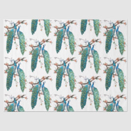 Papel De Seda Série de Design Pavão 6