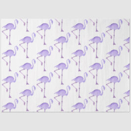 Papel De Seda Série de Flamingo em Aquarela Design 11