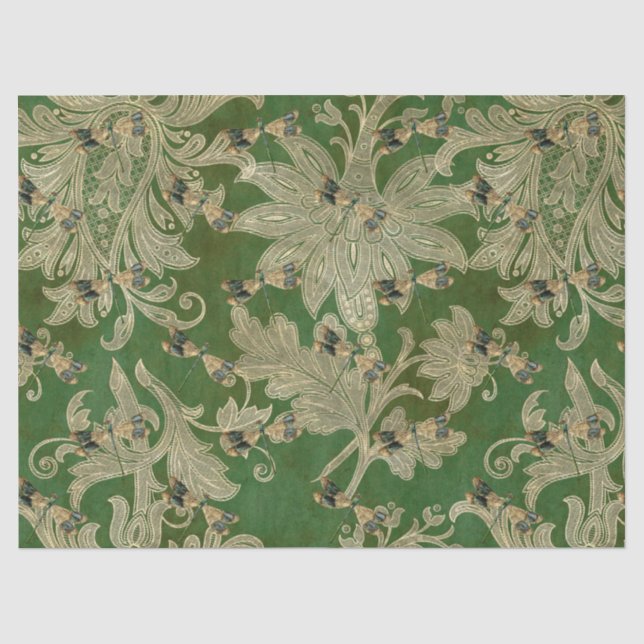 Papel De Seda Série de Girassóis e Libélulas Design 9 (Frente )