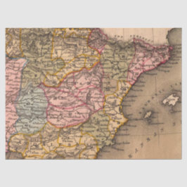 Papel De Seda Série de Mapas Antigos 1 Design 4