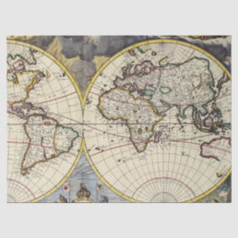 Papel De Seda Série de Mapas Antigos 1 Design 5