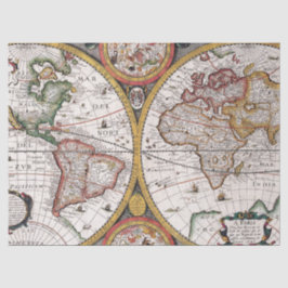 Papel De Seda Série de Mapas Antigos Projeto 1 Design 9