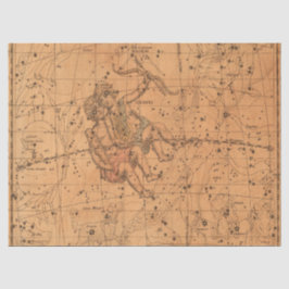 Papel De Seda Série de Mapas da Galáxia Antigos Design 1