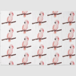 Papel De Seda Série de Pássaros Tropicais: Design de Cacatua 2