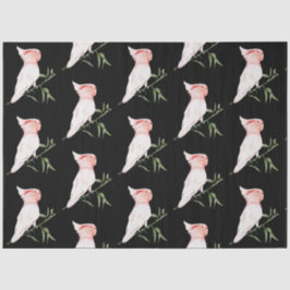 Papel De Seda Série de Pássaros Tropicais: Design Major Mitchell