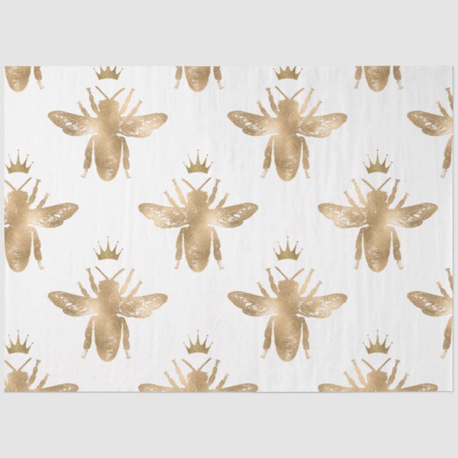 Papel De Seda Série Design Abelha Adorável 39 (Frente )