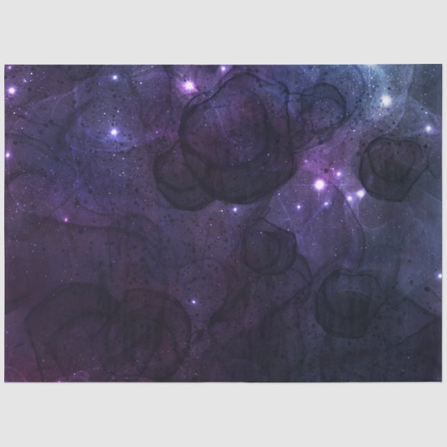 Papel De Seda Série Design Banhado de Estrelas 11 (Frente )